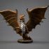 Repainted WizKids D&D Miniatures:Blood War #20   Medium Copper Dragon